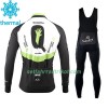 Radbekleidung Radtrikot Langarm + Lang Trägerhose 2017 Dimension Data Damen Winter Thermal Fleece N001